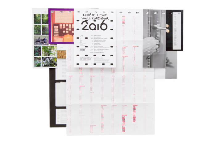 Product image of Loose Leaf Wall Calendar 2016