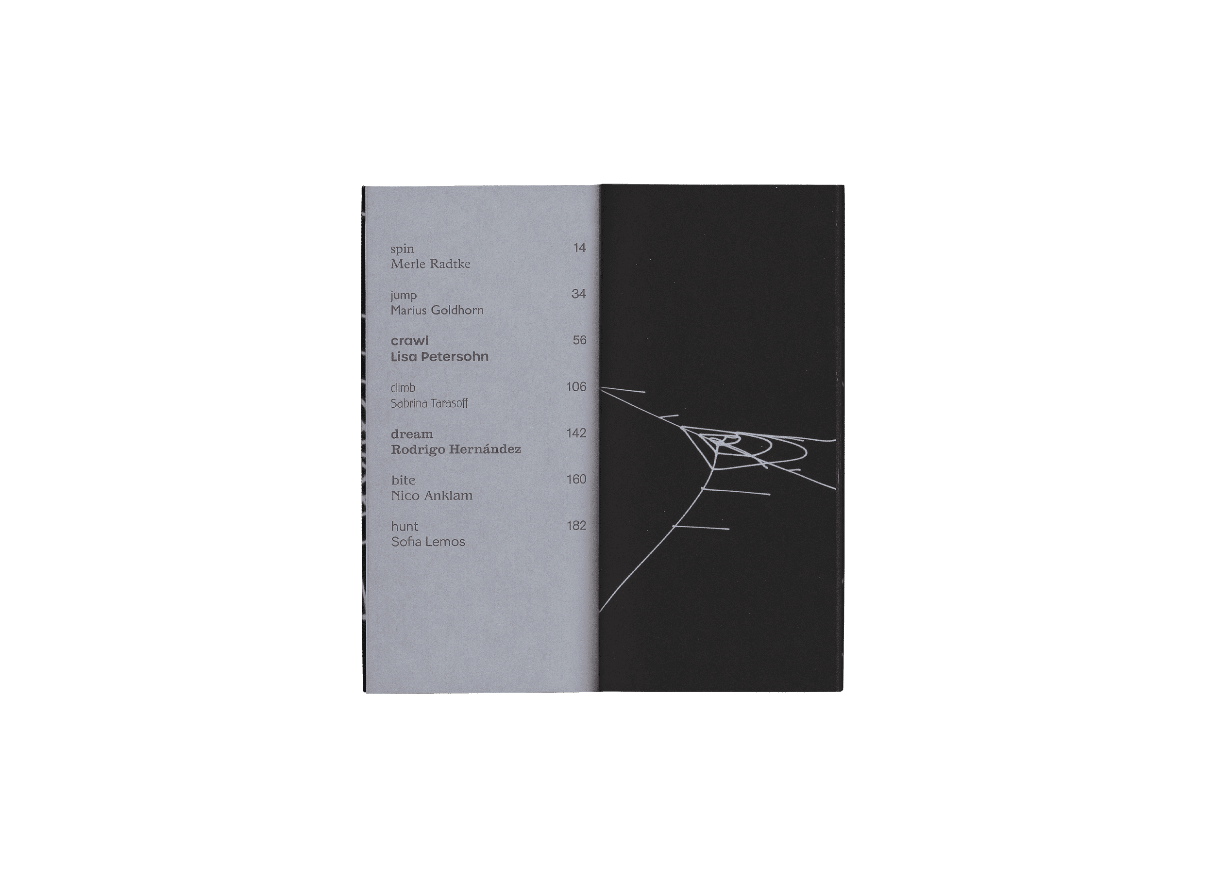 Product image of spin jump crawl climb dream bite hunt