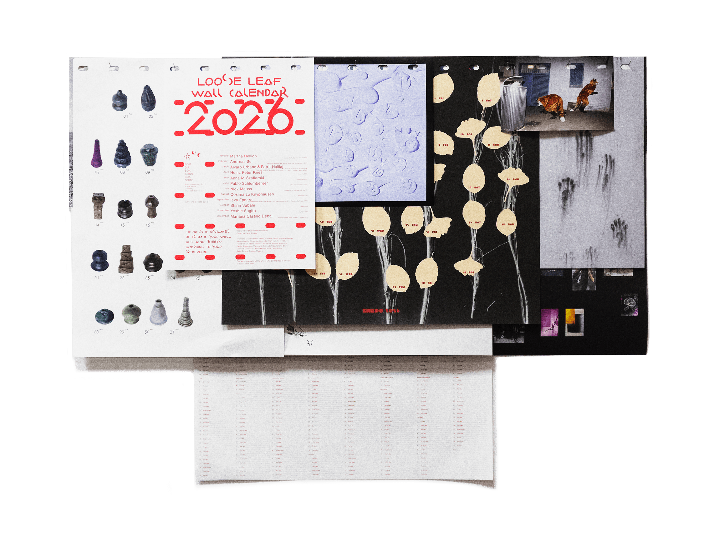Product image of Loose Leaf Wall Calendar 2026