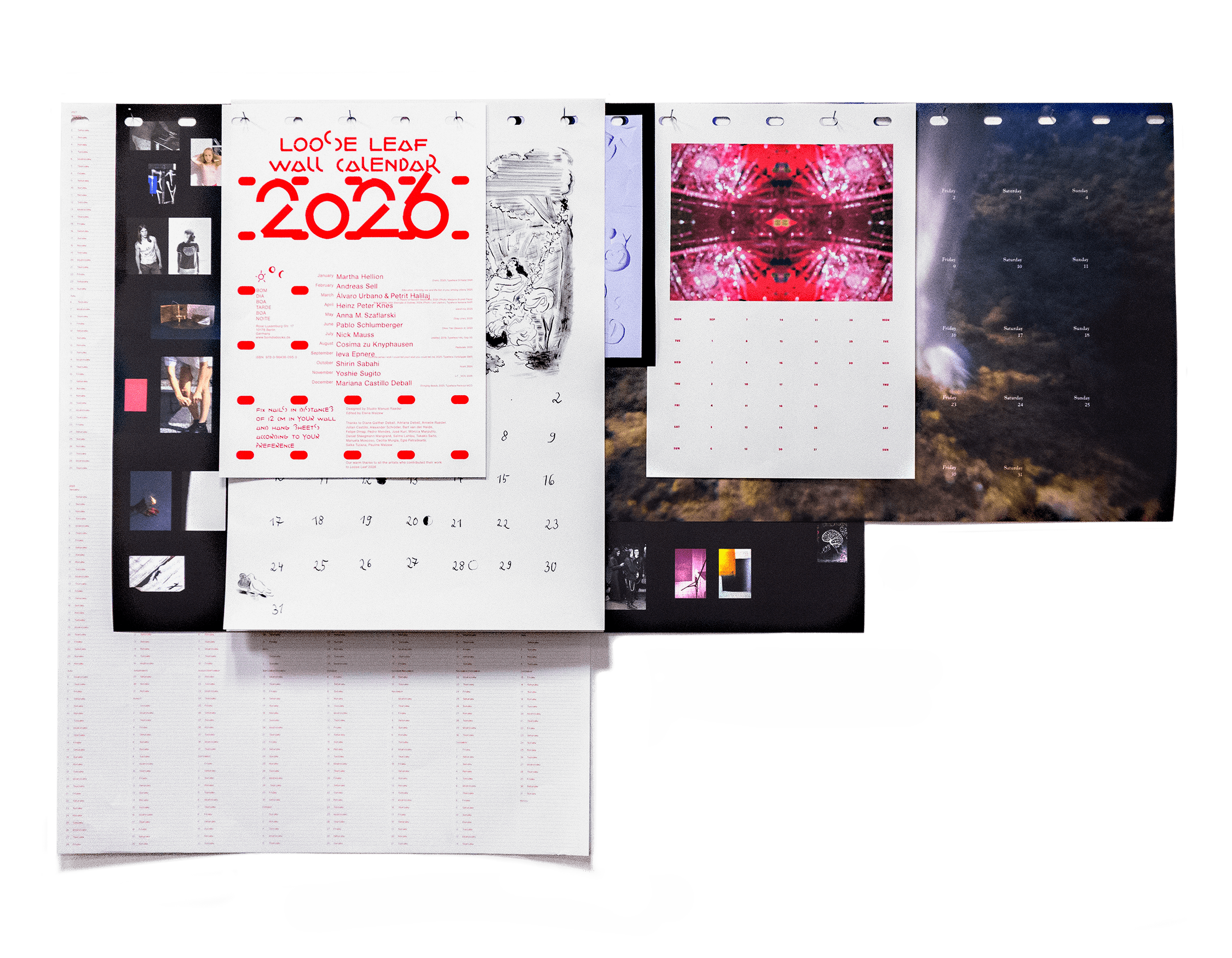 Product image of Loose Leaf Wall Calendar 2026